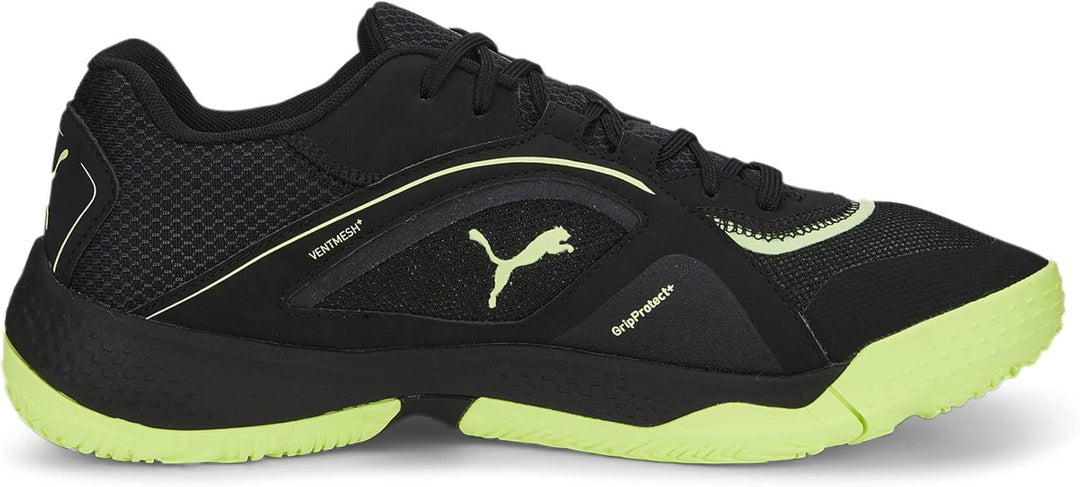 PUMA Unisex Solarstrike Ii Hallenturnschuh 36 EU Puma Black Puma White Fizzy Light, 36 EU Puma Black