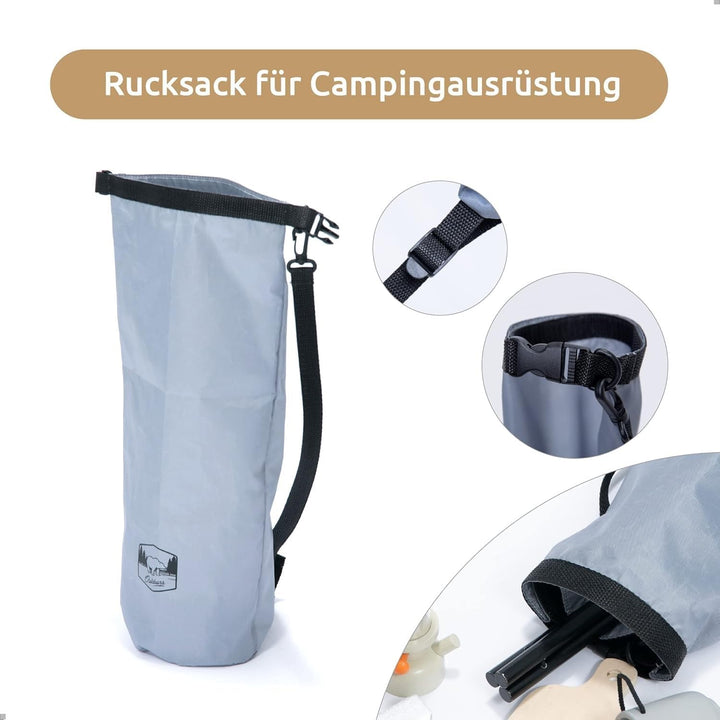 UMU® Camping Spielset für Kinder aus Holz mit Lagerfeuer, Laterne, Messer, Beil u. v. m., Abenteuer