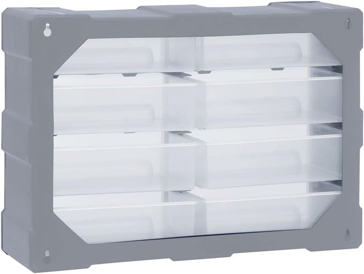 vidaXL Multi Schubladen Organizer 8 grosse Schubladen Kleinteilemagazin Sortierkasten Sortierbox Sor