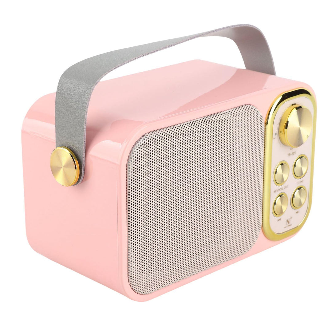 Fdit Outdoor-Gesangsmaschine, Karaoke-Maschine Mini 6 Arten von Spracheffekten 5 Stunden Sofortiges
