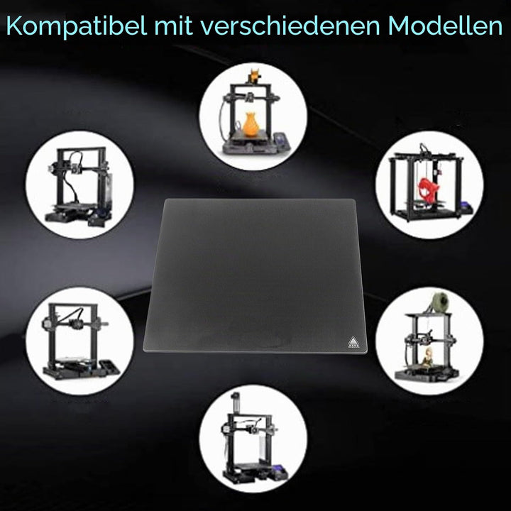 Gehärtete Glasplatte, 3D-Drucker-Glasbett, 220 X 240 X 4 Mm, Gehärtete Platte, Bauoberfläche, Plattf