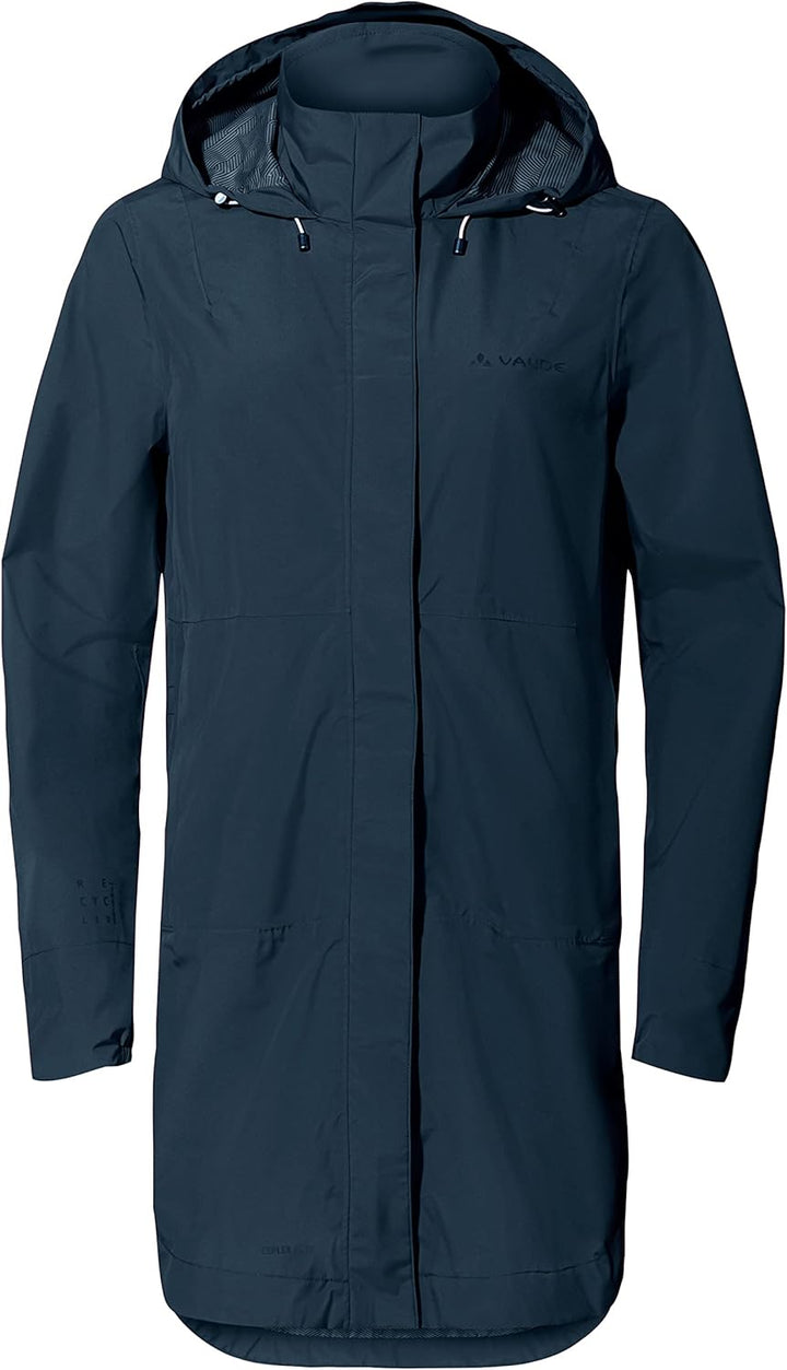VAUDE Women's Mineo 2.5L Coat - Regenmantel für Damen - wasserdicht, winddicht und atmungsaktiv 40 d