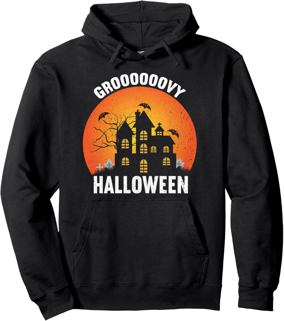 Groooooovy Halloween | Halloween Kleidung Lustiges Halloween Pullover Hoodie