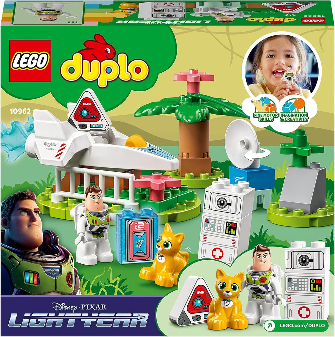 LEGO 10962 DUPLO Disney and Pixar Buzz Lightyears Planetenmission Weltraum-Spielzeug mit Raumschiff