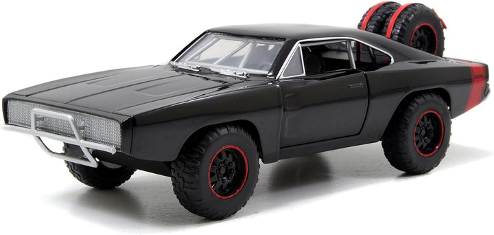 Jada Toys Fast & Furious Dom's 1970 Dodge Charger Offroad, Auto, Tuning-Modell im Massstab 1:24, zu