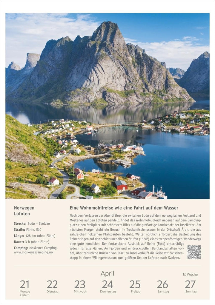 Campinglust Wochen-Kulturkalender 2025 - 53 unvergessliche Touren: Wochenkalender für alle Reise- un