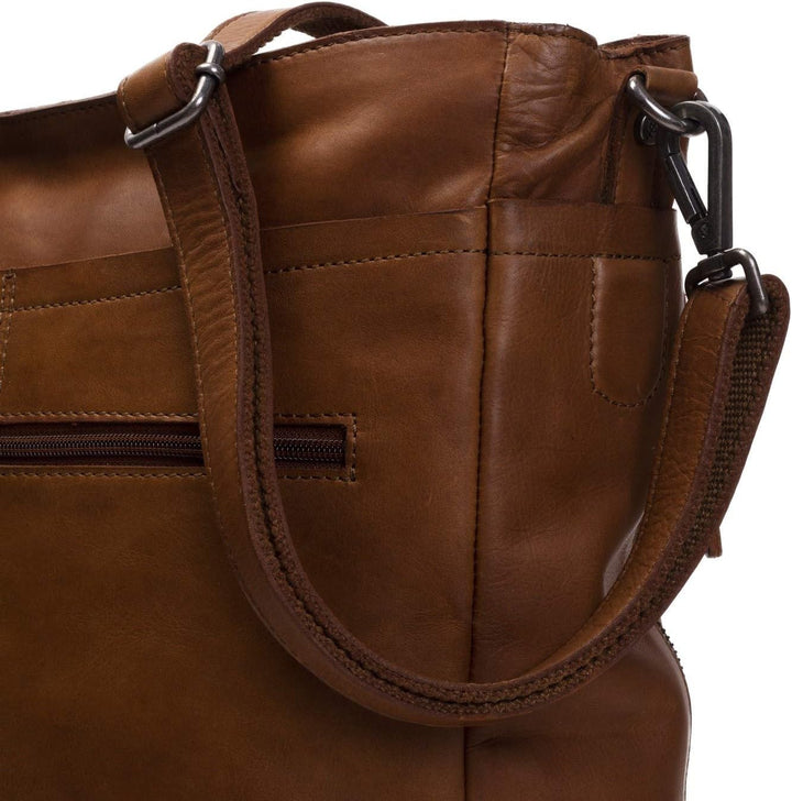 The Chesterfield Brand Lizzy - Schultertasche 13" Leder 24 cm Cognac Einheitsgrösse, Cognac Einheits