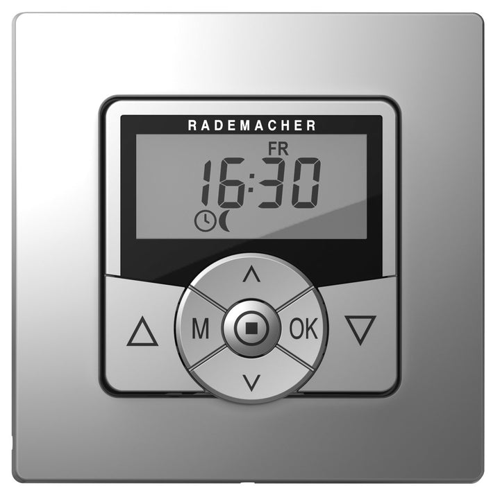 Rademacher Troll Standard Zeitschaltuhr, Rohrmotor- & Rollladensteuerung mit Memory-Funktion, Tages-