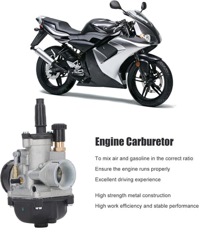 Motorvergaser, für Dellorto PHBG DS 21mm Motorrad Vergaser Richtiges Verhältnis Passend für 2-Takt-S