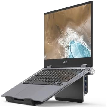 Acer Notebook Stand mit 5-in-1 Docking Funktion (USB Type C zu 3x USB 3.0, 1x HDMI, 1x USB 3.1 (inkl