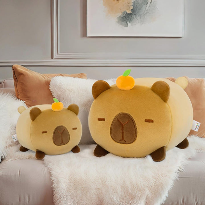 Mewaii Cute Capybara Plush Kawaii Plushies Capybara Stuffed Toy Cute Animal Plushie Soft Squishy Gif