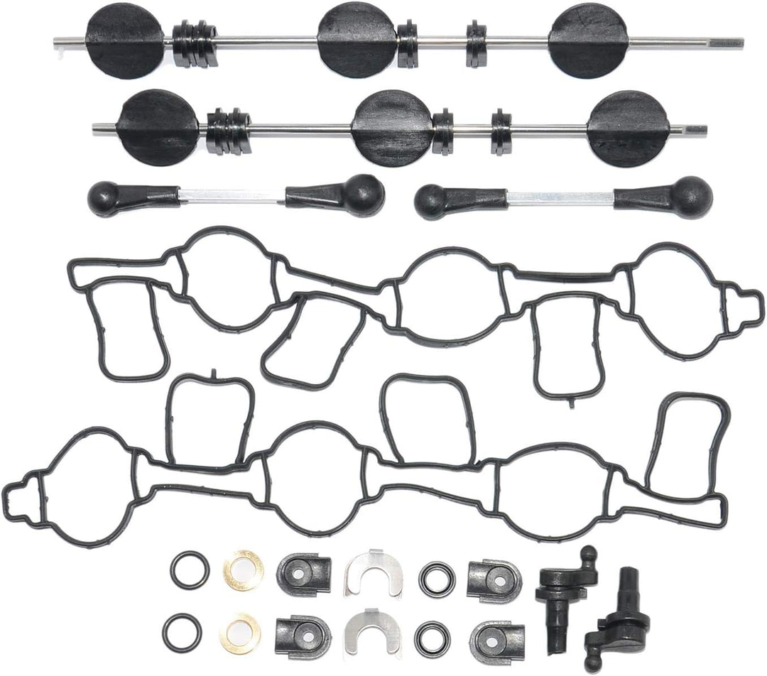 Bisenya Ansaugkrümmer Drallklappen Set Kompatibel mit 059129711CK 059129711DC 059129712BQ 059198212,