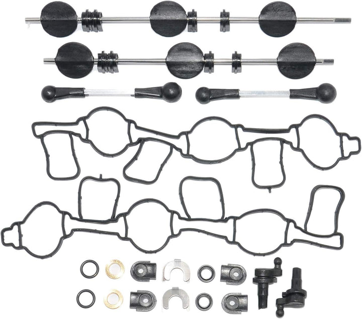 Bisenya Ansaugkrümmer Drallklappen Set Kompatibel mit 059129711CK 059129711DC 059129712BQ 059198212,