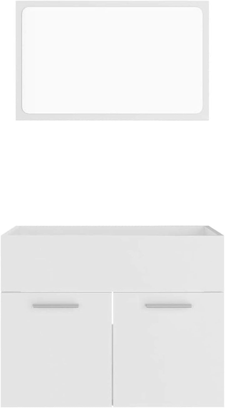 Tidyard 2-tlg.Badezimmerm?bel-Set Badm?bel-Set Waschtischunterschrank Schrank Bad-Unterschrank Mit 1