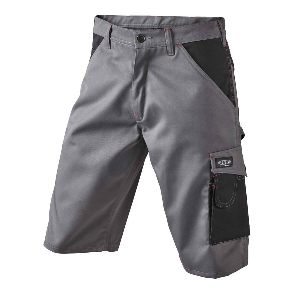J.A.K. 921050108 Serie 9210 65% Polyester/35% Baumwolle Shorts, Grau/Schwarz, 60 (42) Grösse