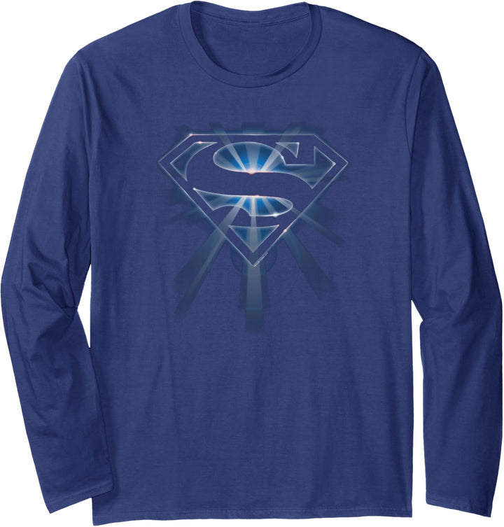 Superman Glowing Shield Langarmshirt