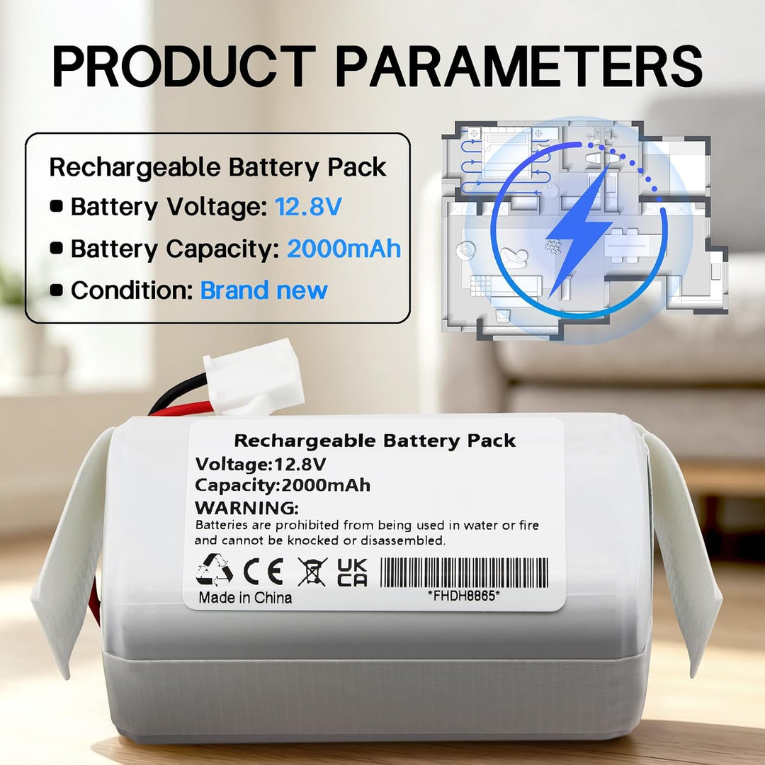 K KYUER Rechargeable Saugroboter Ersatzakku Kompatibel mit OKP Life K2 Le-fant M213 M213S M210 Pro M
