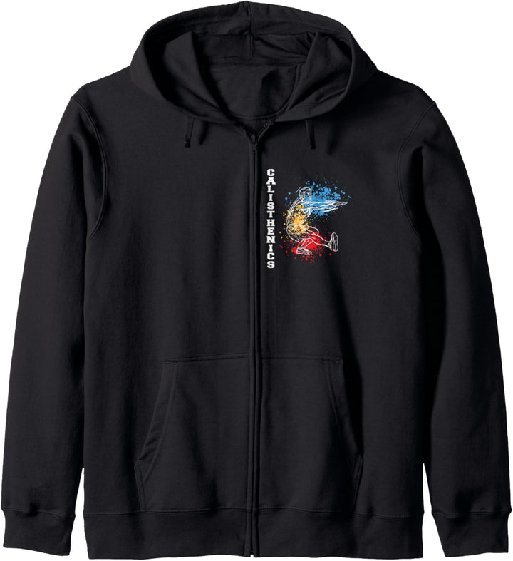 Calisthenics Fitness Training Squat Kniebeuge Kapuzenjacke