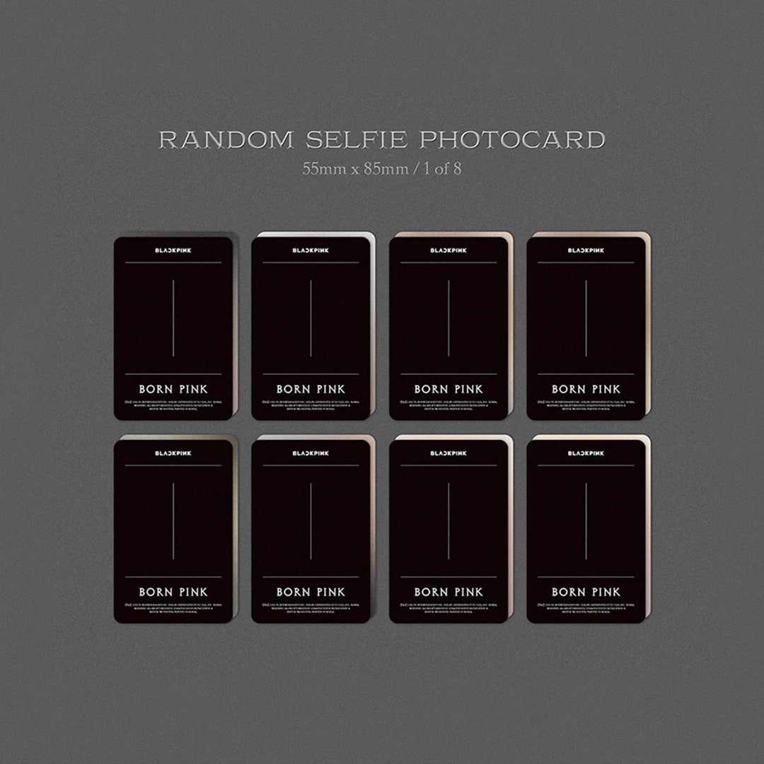 BLACKPINK - [BORN PINK] (BLACK Ver.) CD + Photobook + Envelope + Lyrics Paper + Large Photocard + Po