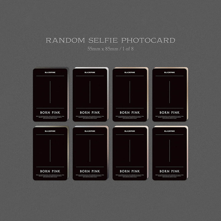 BLACKPINK - [BORN PINK] (BLACK Ver.) CD + Photobook + Envelope + Lyrics Paper + Large Photocard + Po