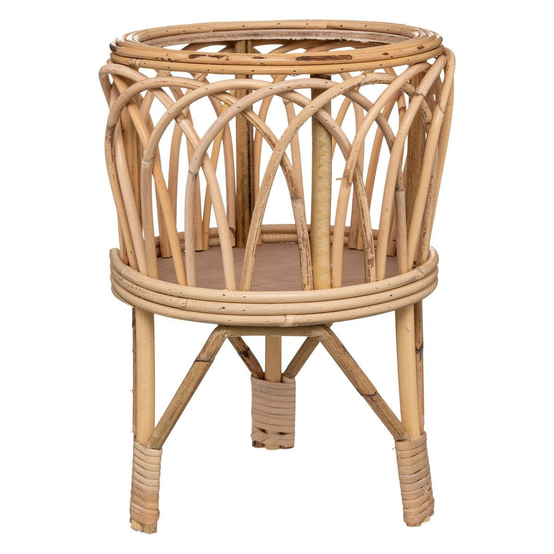Topf "Carmen" - beige - Rattan H39 cm - Beige - Atmosphera créateur d'intérieur cm Beige, cm Beige