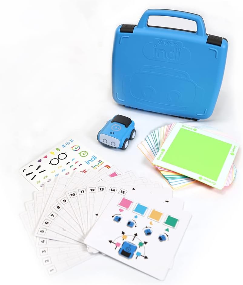 Sphero Indi Schüler Kit: Bildschirmloses Mint-Roboterspielzeug für Kinder ab 4 Jahren - Entwerfen &