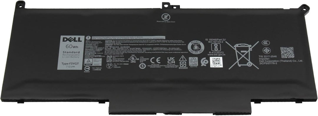 Dell F3YGT Original Akku 60Wh für Latitude 13 (7380), 14 (7480)