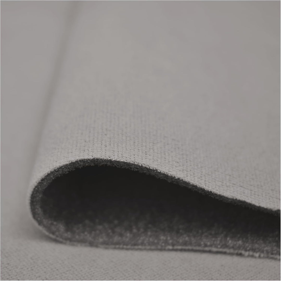 Autohimmelstoff Dachhimmel Velour, Hellgrau, 1,70m x 2m | Mit Schaum, Grundpreis pro qm: € 9,41 1,70