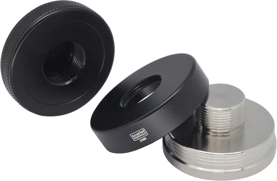 scarlet espresso | Tamper »Grande Flat« für Barista; mit 3D-Rillen zur perfekten Extraktion mit Sieb