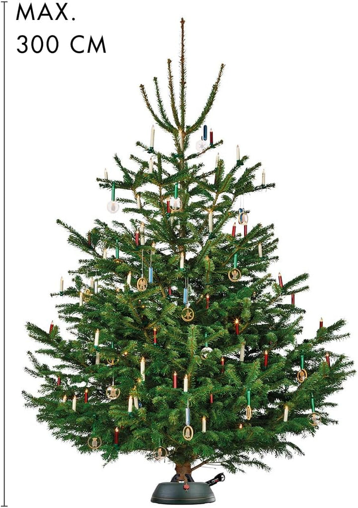 Krinner Ultra Grip XL Christbaumständer Weihnachtsbaumständer inkl. Einseiltechnik Fusspedal mit Sic