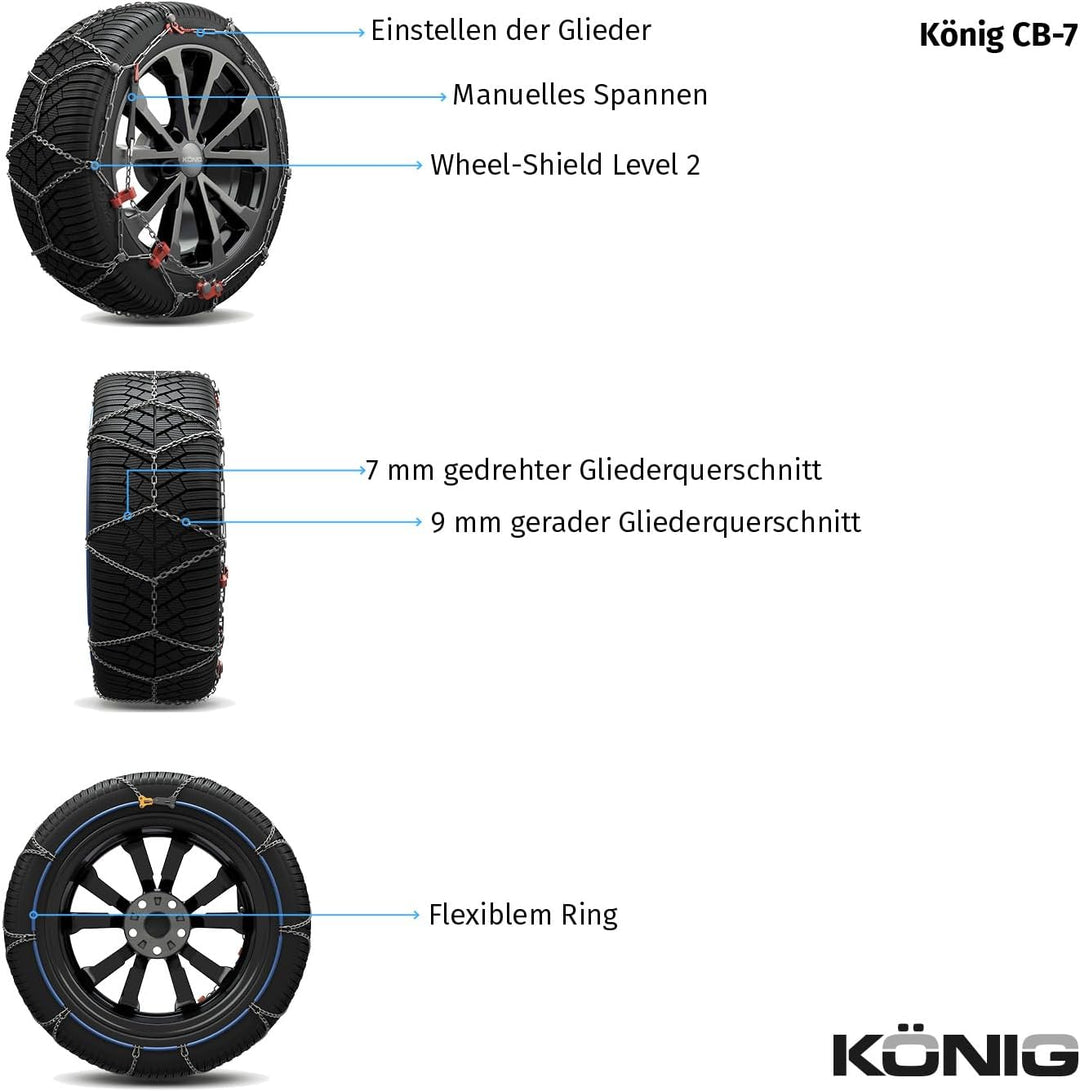 KÖNIG CB-7 103 - Schneeketten 2004015103, 2004015103
