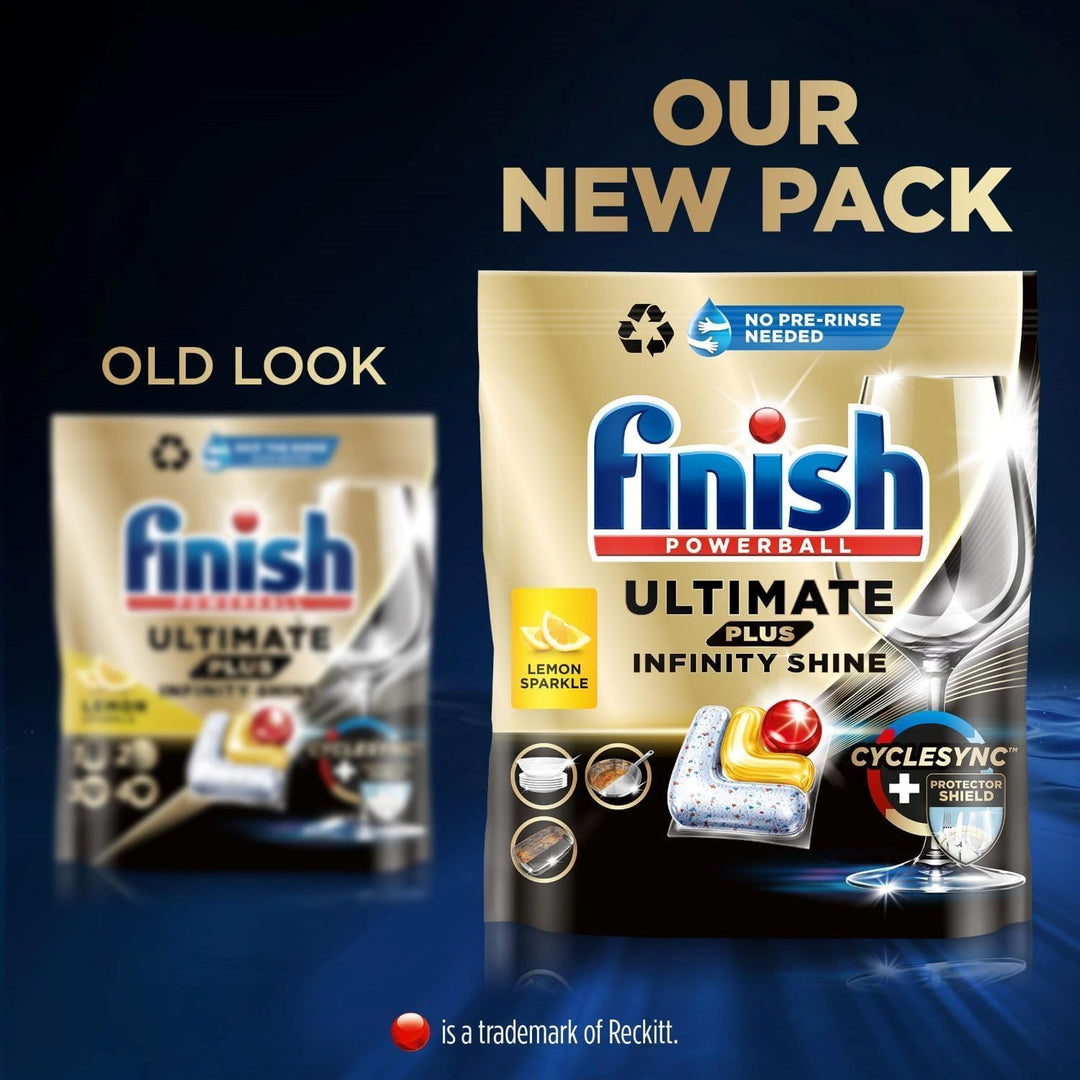 Finish Ultimate Plus Infinity Shine Spülmaschinentabs Bulk | Duft: Zitrone | Grösse: insgesamt 210 S