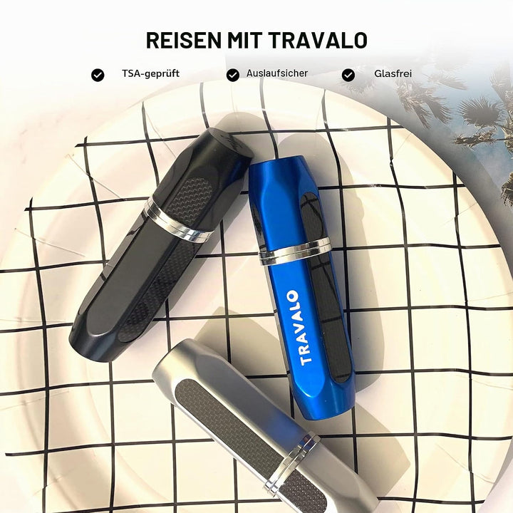 Travalo Vector Silver Parfümzerstäuber Grau, Grau
