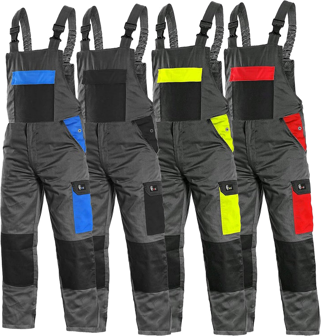 CANIS CXS Phoenix Cronos Arbeitslatzhose Professionelle Latzhose Herren Schutz für Monteur Gärtner D
