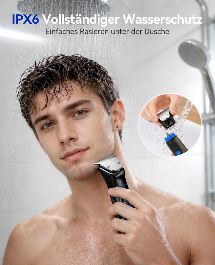 kensen Barttrimmer Herren,18 In 1 Bartschneider Set Wasserdicht Beard Trimmer Usb-C Bart Rasierer El