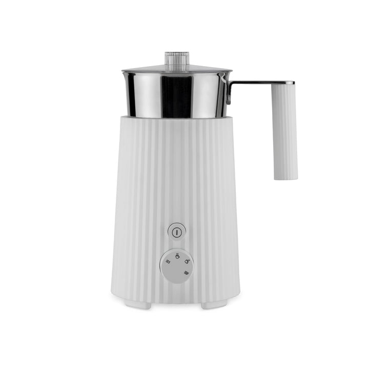 Alessi Plissé MDL13 W - Multifunktions-Induktions-Milchaufschäumer, aus Thermoplastischem Harz, Kann