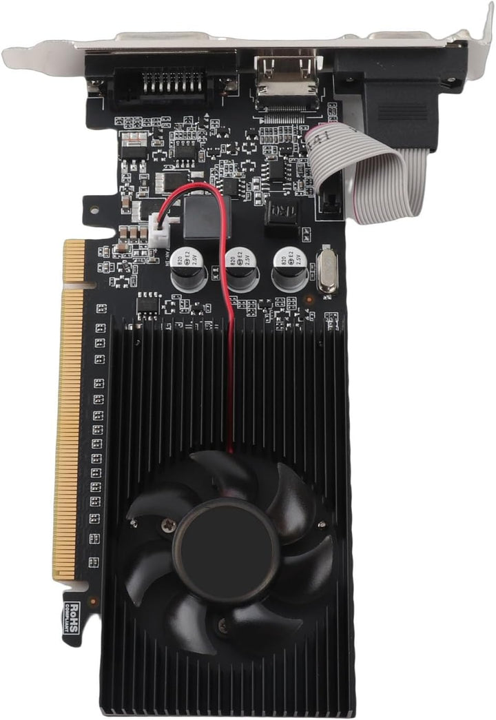 Bewinner Gaming-Grafikkarte, 1 GB DDR3 64-Bit-Grafikkarte, 589 MHz 1000 MHz 2560 X 1600 Grafikkarte,