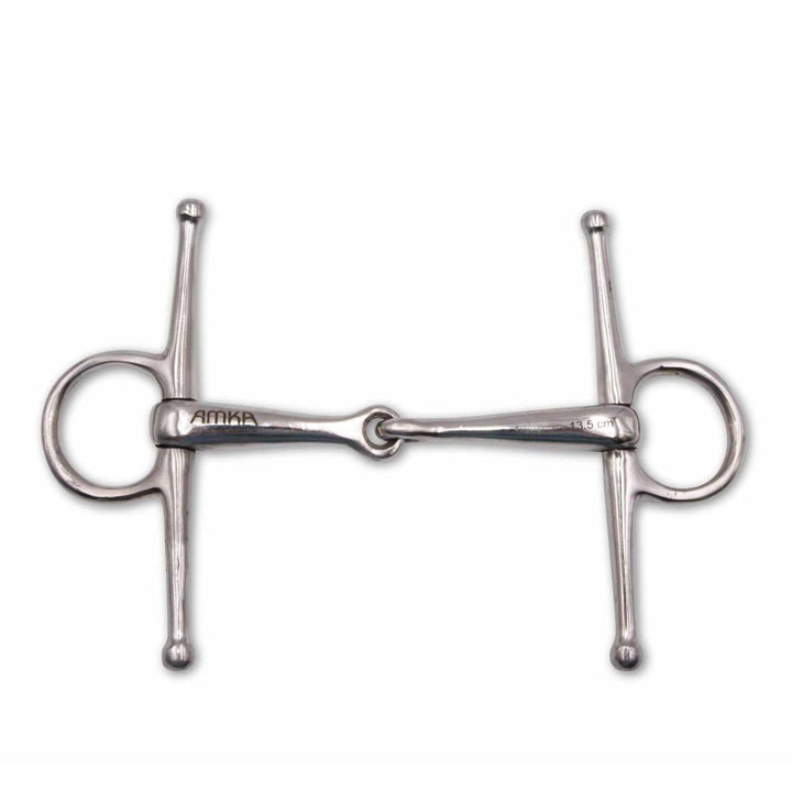 AMKA Knebeltrense Schenkeltrense massiv Edelstahl Stärke 18 mm Ringe 45 mm 12,5, 12,5