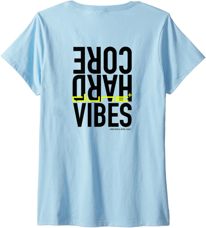 Damen Dune – Hardcore Vibes Kollektion T-Shirt mit V-Ausschnitt