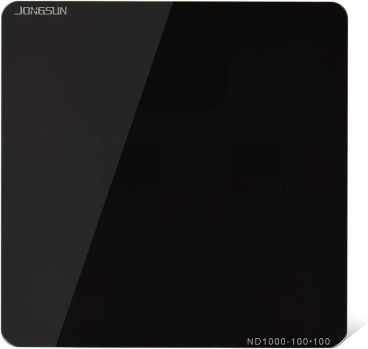 JONGSUN S-PRO 100x100mm Rechteckfilter Quadratische ND Filter, ND1000 (3.0) 10-Stop, Square Grauer N