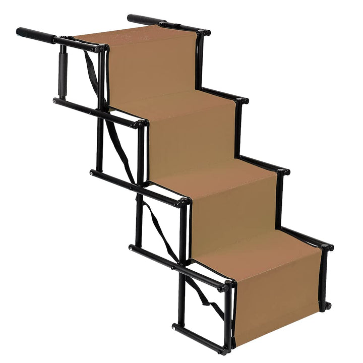 Hunderampe, Hunderampe Auto Klappbar, Hund Auto Rampe, Hundetreppe, Maximale Belastung 75 kg, Einste