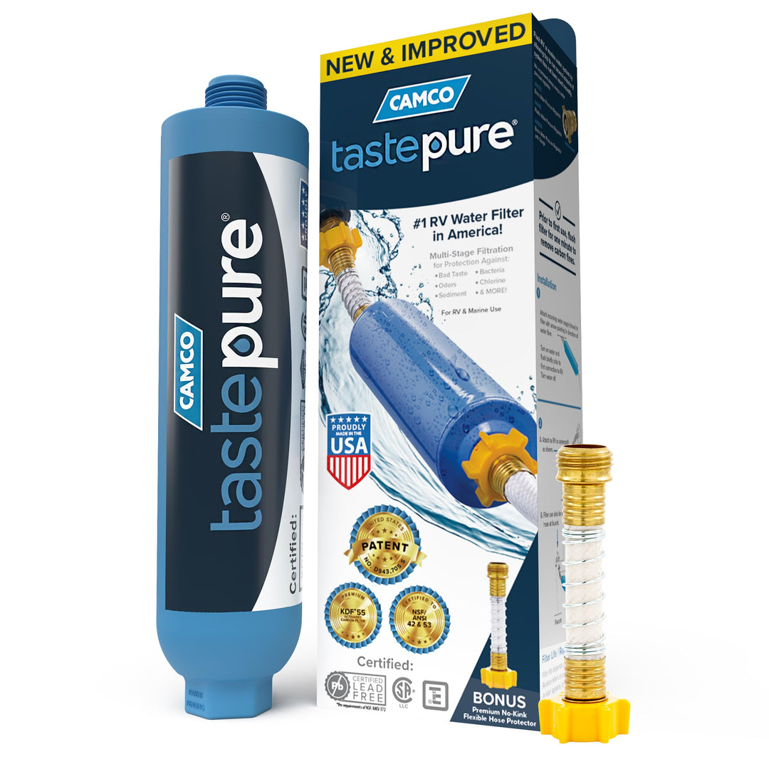 Camco 40013 TastePure KDF/Carbon Wasserfilter, Blau