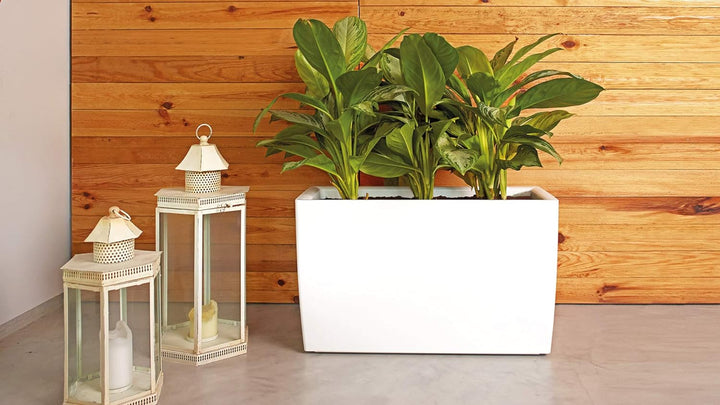 MARBELLA PLANT BOX 76CM TAUPE Taupe 30.5x76x45 cm, Taupe 30.5x76x45 cm