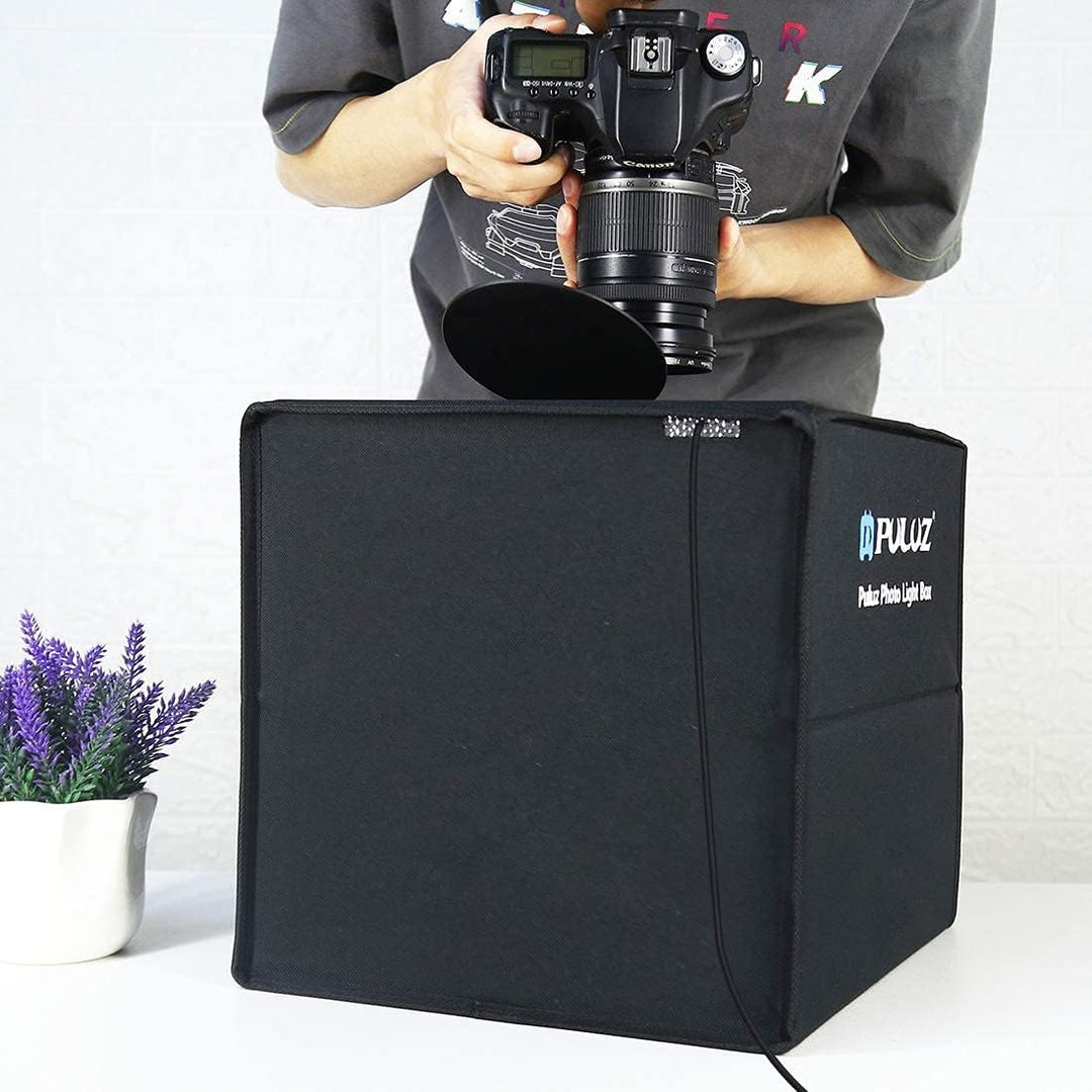 PULUZ Lichtbox 30CM 10 Gänge Dimmbar Fotostudio Tragbare Lichtzelt Geeignet für Unternehmen die Arti