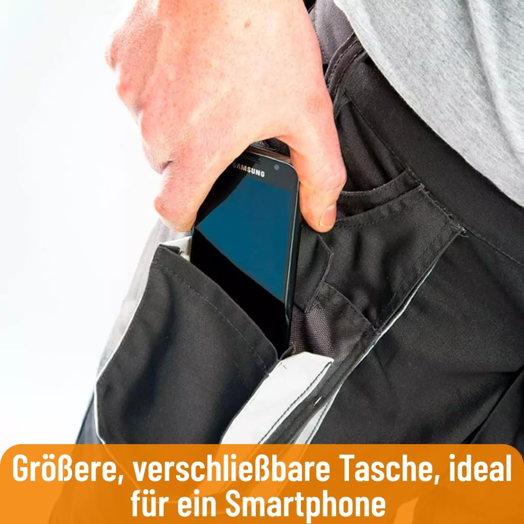 NEO TOOLS Profi Arbeitshose Multifunktion Bundhose, Sicherheitshose, Oxford-Stoffverstärkungen, vers