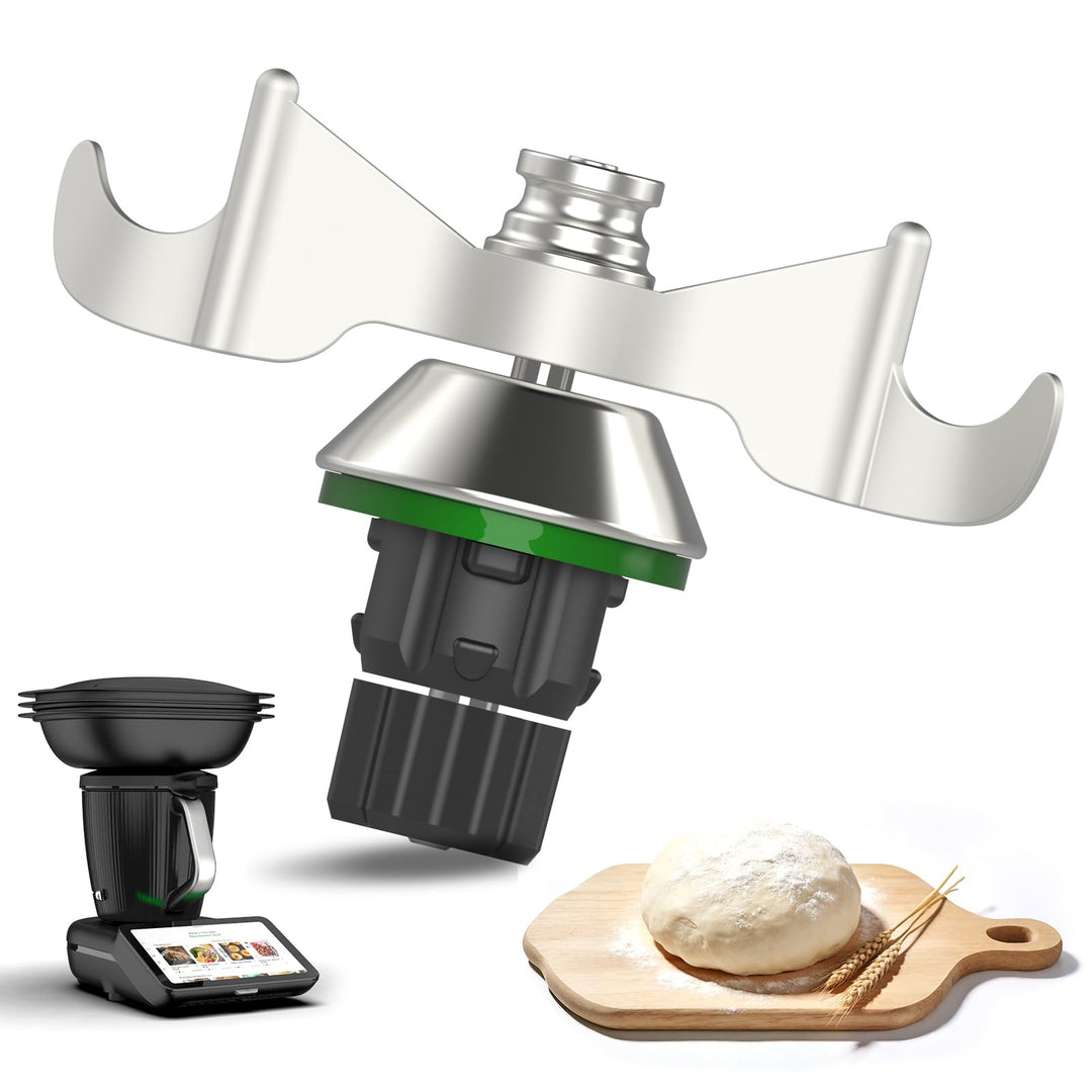 Teigmesser für Thermomix TM7 TM6 TM5, Edelstahl Teigmischmesser, Mixmesser Ersatz Zubehör für Thermo