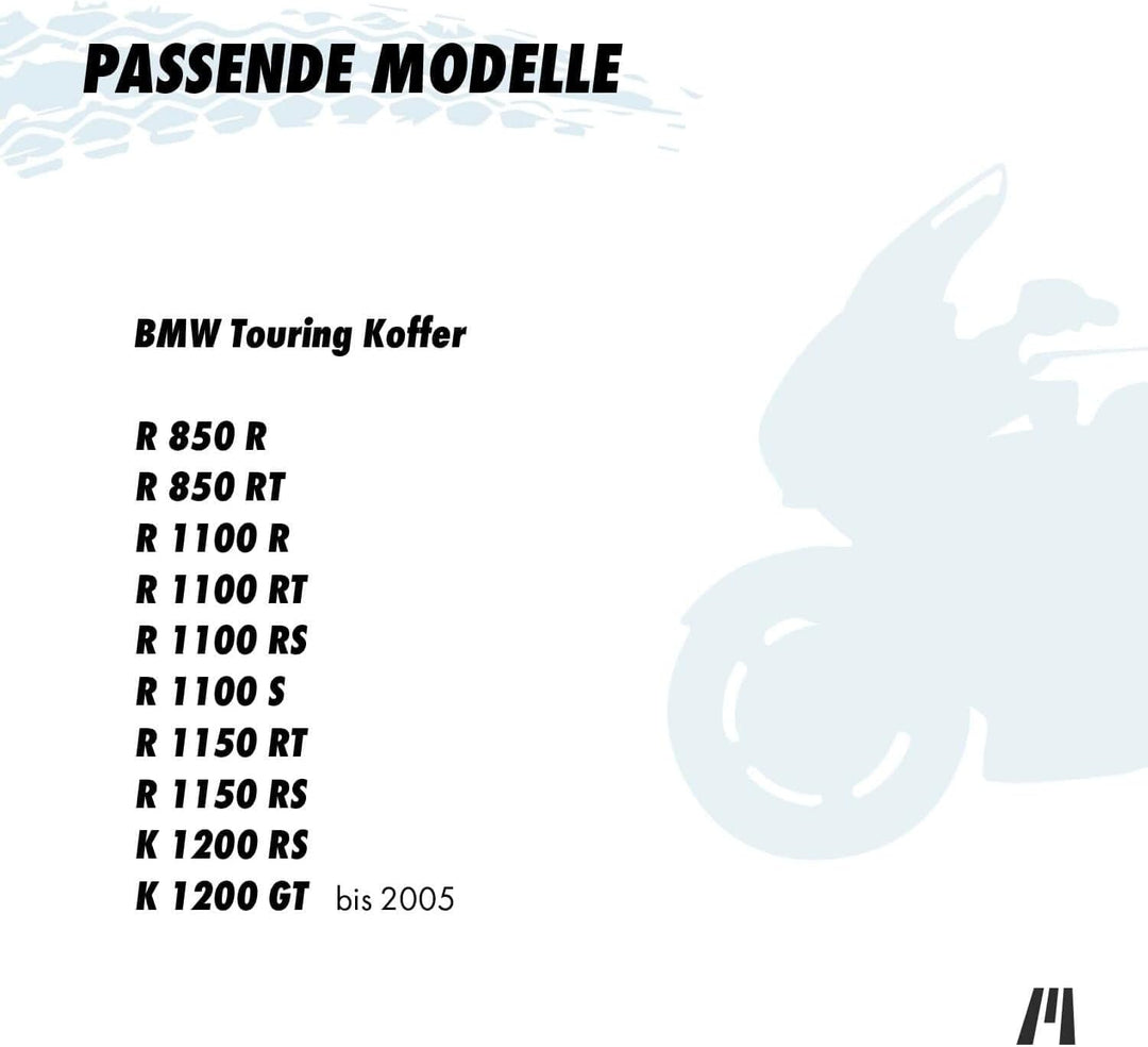Motorradkoffer Innentaschen für Touring Seiten-Koffer BMW R850R R850RT R1100R R1100RS R1100RT R1100S