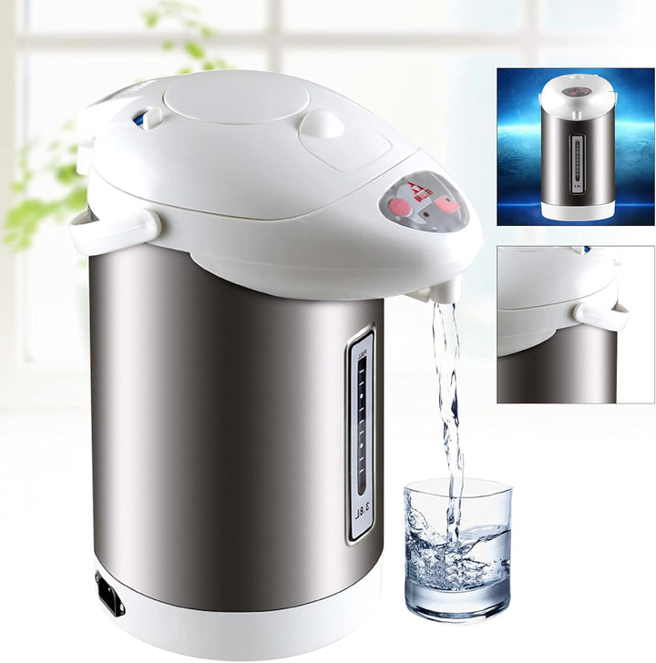 Gorgivous 3,8 l elektrischer Heisswasserspender, 750 W Wasserwärmer Wasserspender, elektrischer Inst
