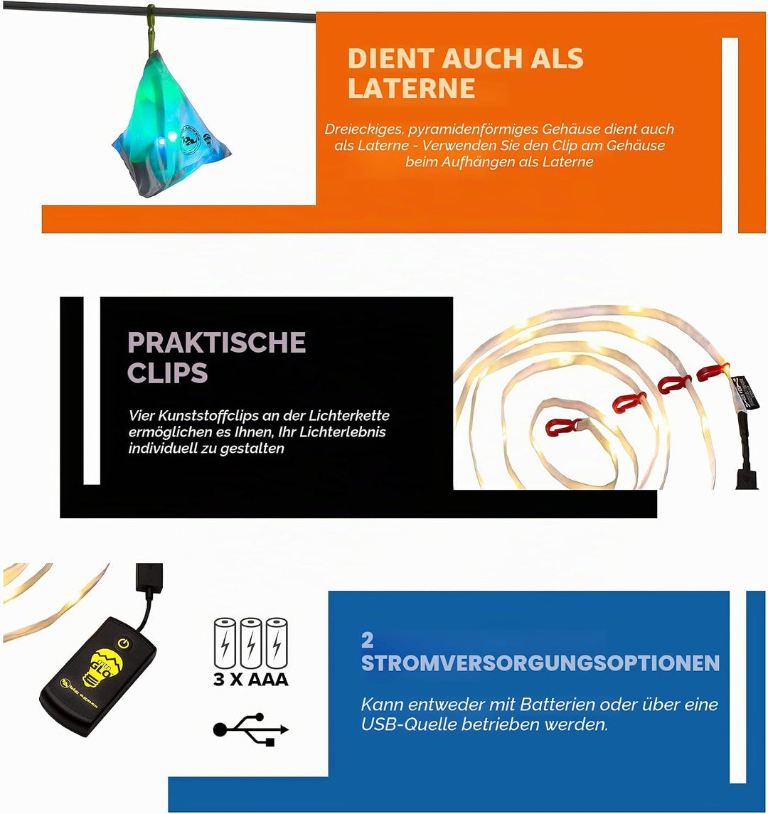 Big Agnes Inc Big Agnes Mtnglo Zelt und Campingleuchte, Weiss Campinglicht, Einheitsgrösse