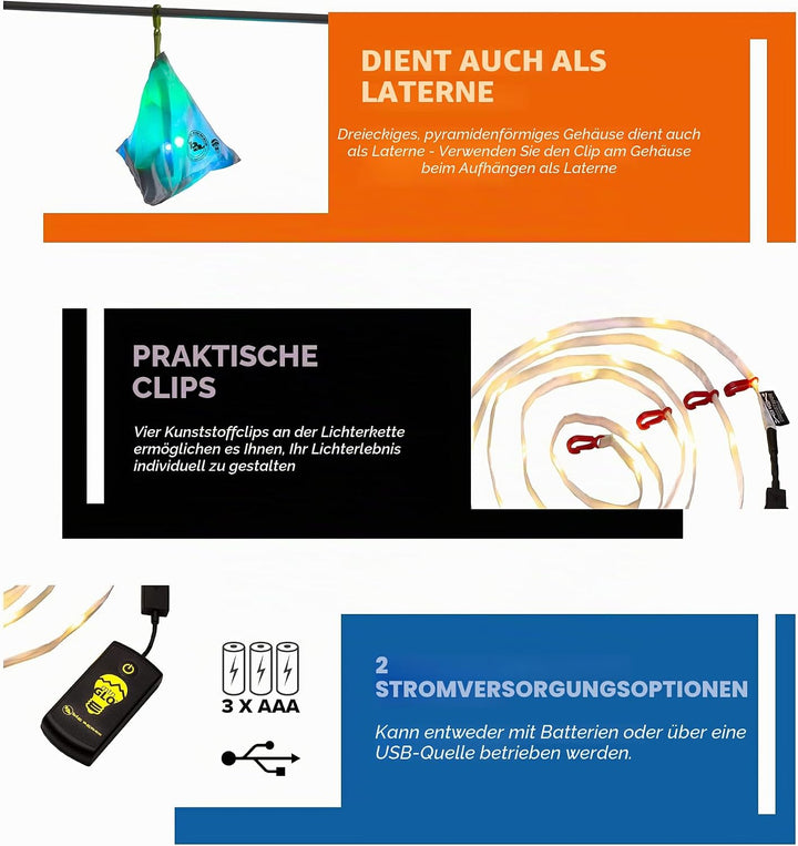 Big Agnes Inc Big Agnes Mtnglo Zelt und Campingleuchte, Weiss Campinglicht, Einheitsgrösse